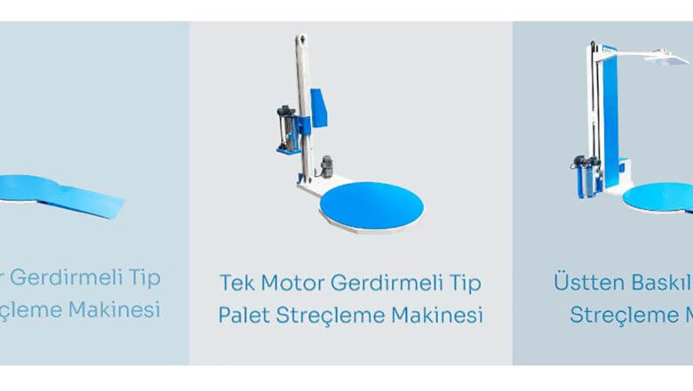  Palet Streçleme Makinesi