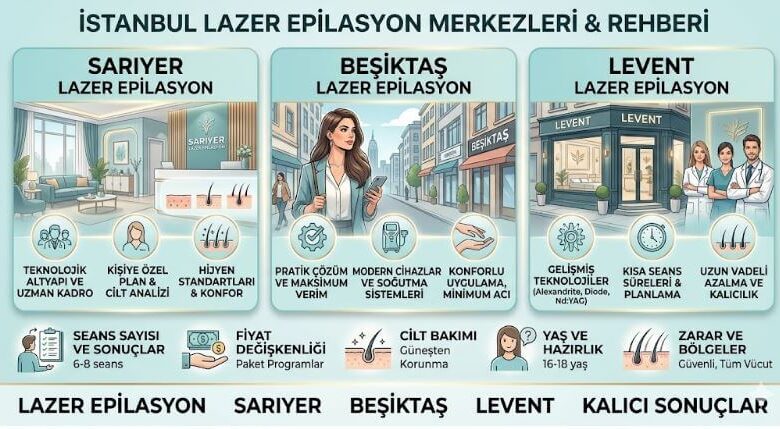  Sarıyer lazer epilasyon hizmetleri neden bu kadar tercih edilir?