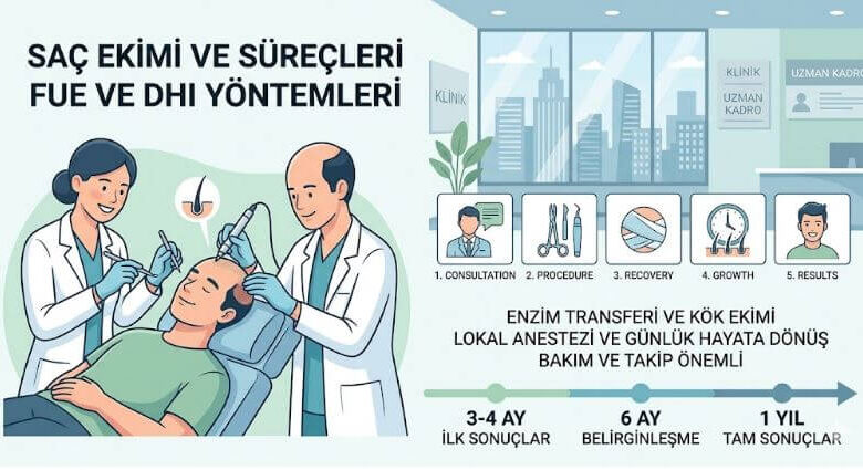  Saç Ekimi Nedir? Nasıl Yapılır?
