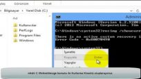 Windows Usb-Cd-Dvd Kurtarma Sürücüsü Oluşturma