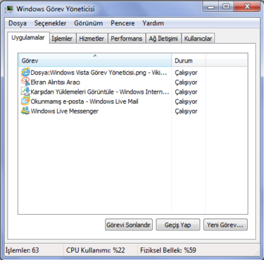 Windows 8 de Görev Yöneticisi nasıl Açılır ?