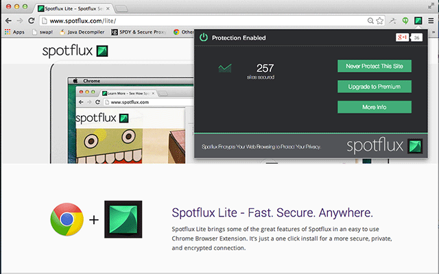 spotflux lite for chrome