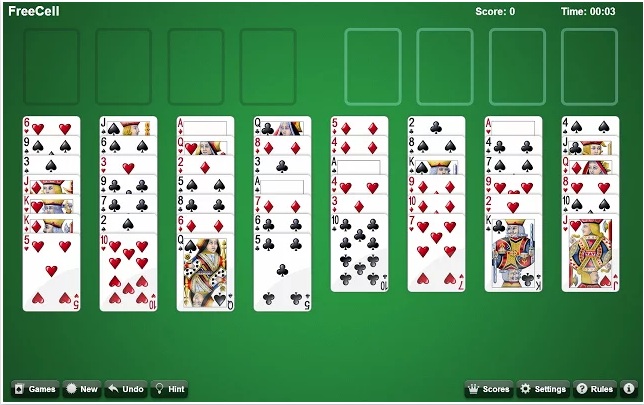 solitaire freecell
