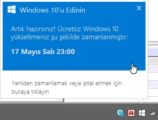 Windows 10’u Alın Uyarısını Kapatma.!