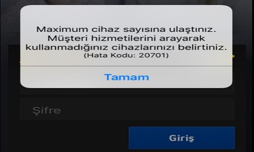 { Çözüm} Turkcell Tv+ Maximum cihaz sayısına ulaştınız
