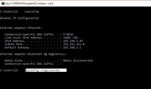 ipconfig registerdns komutu | Sistem ve Ağ Uzmanlığı | Adem OCUT