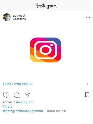 instagram daha fazla bilgi al butonu nasıl eklenir