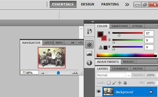  Photoshop Navigator özelliği kullanımı