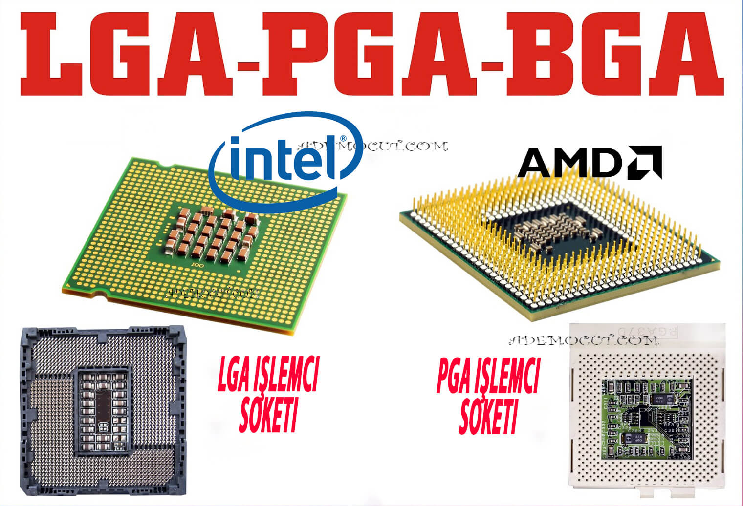 İşlemci’de ( CPU ) LGA mı PGA mı arasında fark nedir