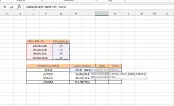 Microsoft Excel ARA formülü ile kademeli ciro pirimi hesaplama