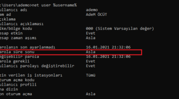 Windows Şifre belirleme süresini ve kaç karakter olacağını ayarlama