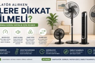 Vantilatör Alırken Nelere Dikkat Edilmeli? Yaz Aylarında Doğru Serinlik İçin Rehber