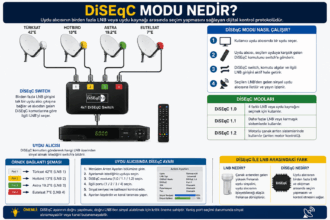 DiSEqC Modu Nedir? Uydu Sistemlerinde DiSEqC Teknolojisi Nasıl Çalışır?